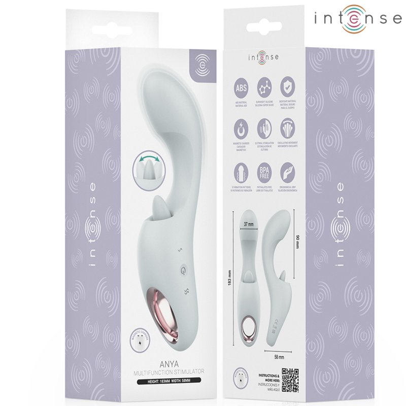 Estimulador Multifuncional de Vibração Anya Lavanda | Intense