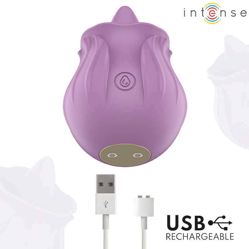 Estimulador Vibratório em Formato de Rosa Intense Azalea