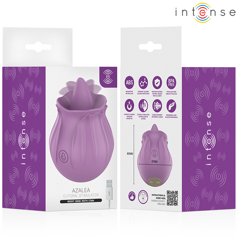 Estimulador Vibratório em Formato de Rosa Intense Azalea