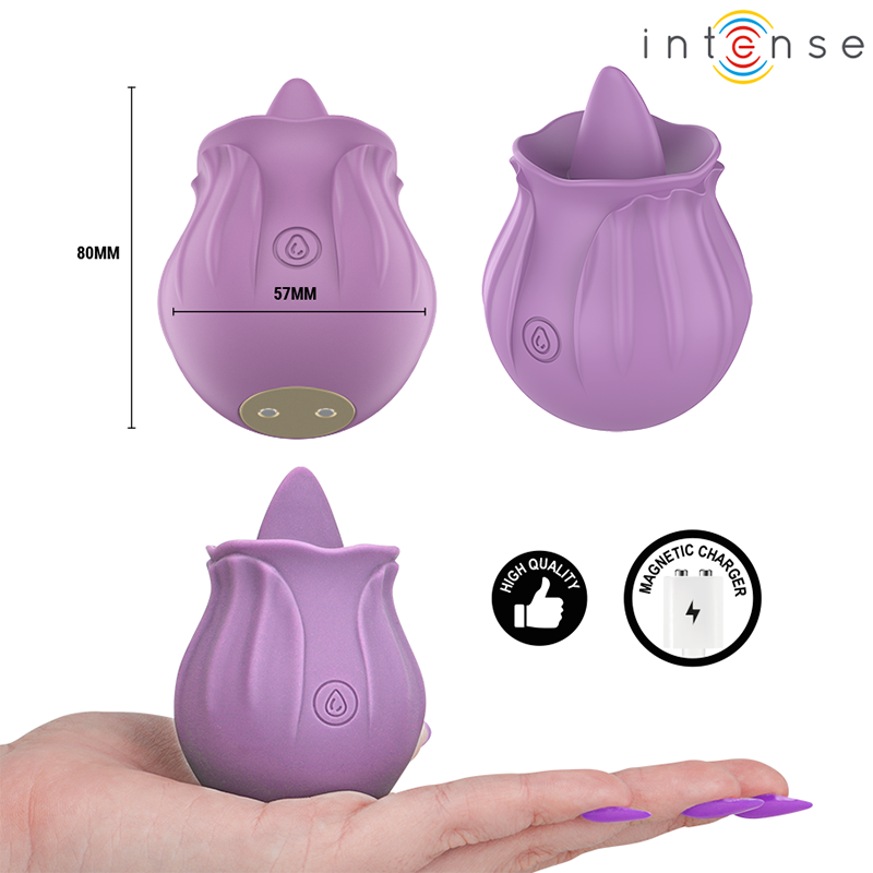 Estimulador Vibratório em Formato de Rosa Intense Azalea