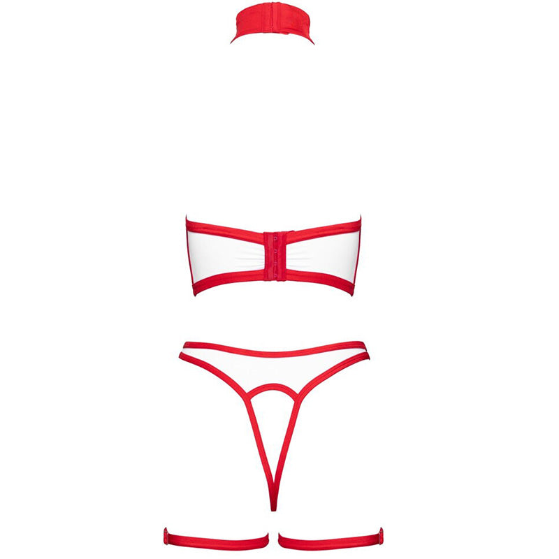 Fantasia de Enfermeira Lingerie Open Crotch Cottelli Costumes
