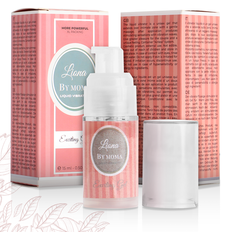 Gel Vibrador Líquido Estimulante Liona by Moma 15 ml