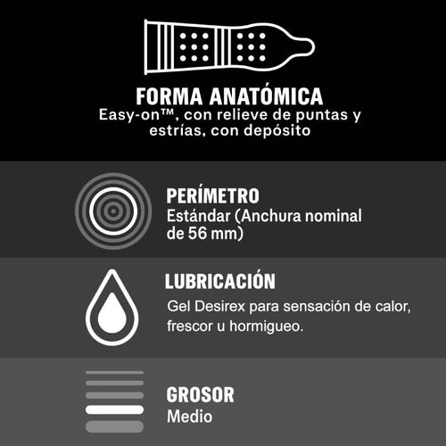 12 Preservativos Intense Durex