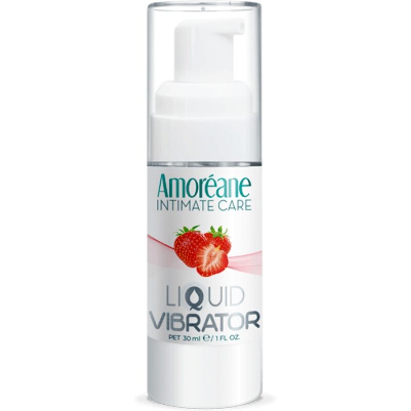 Amoréane Gel Vibratório Líquido de Morango 30ml