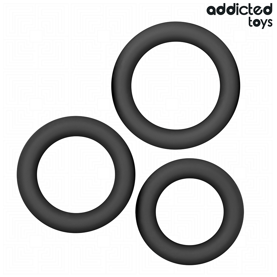 Pack 3 Anéis Potenciadores de Silicone
