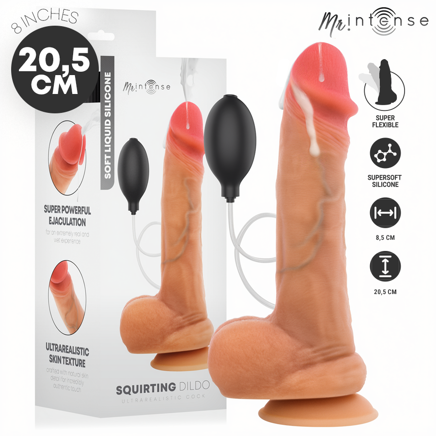 Dildo Esguichador Danny 20,5cm