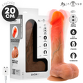 Vibrador Logan Mr Intense em Silicone com Aquecimento e Comando (20 cm)