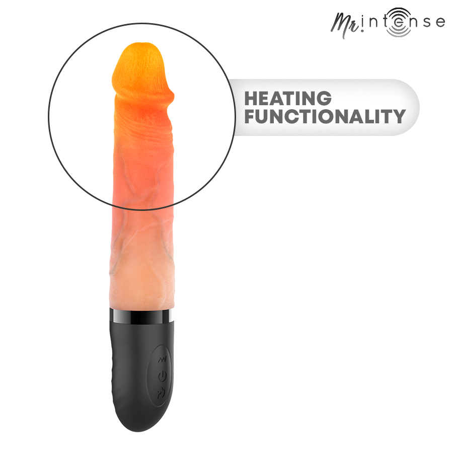Vibrador Jean Up&Down de Silicone com Efeito de Calor 24cm