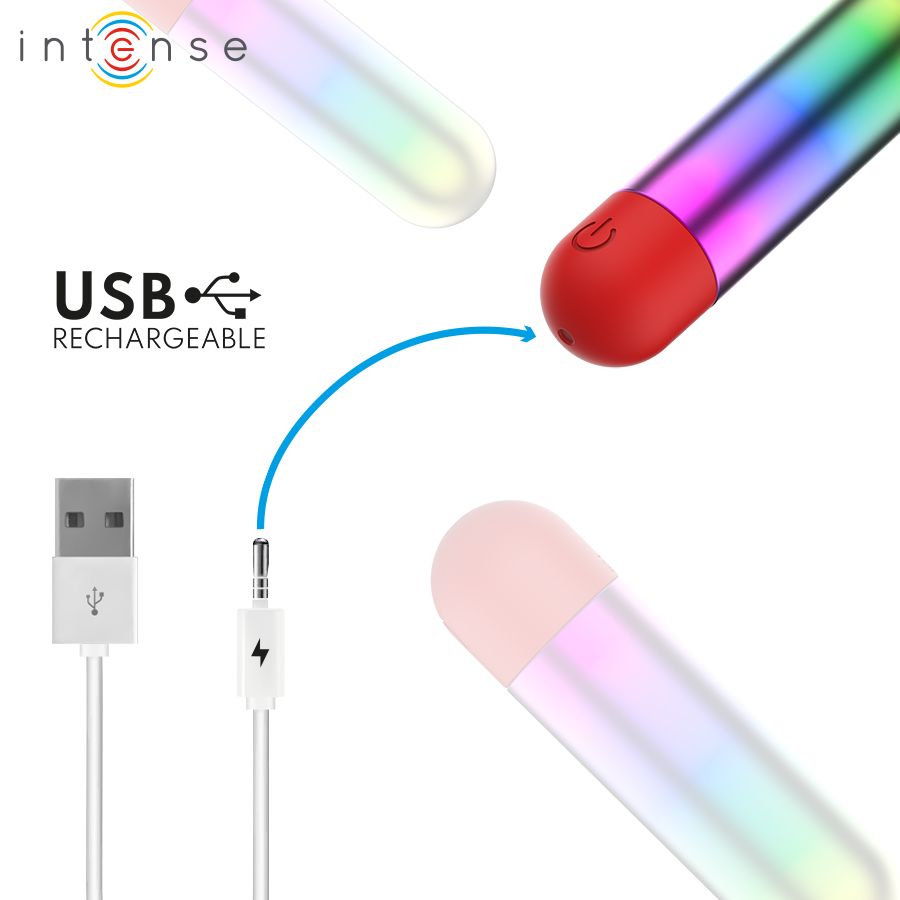 Bala Vibratória Debbie USB Recarregável