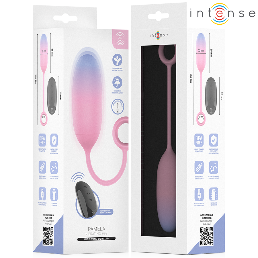 Bala Vibratória Pamela USB Recarregável