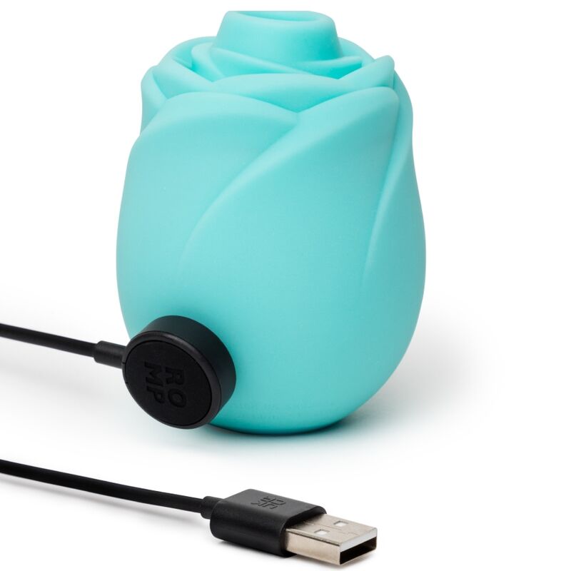 Sugador Clitorial Blue Rose Brilha no Escuro