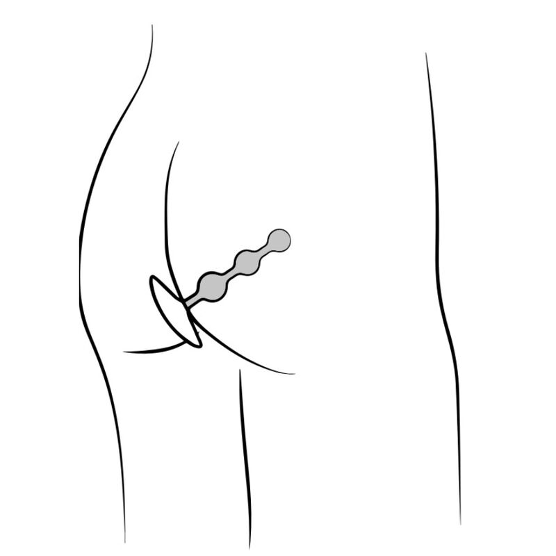 Corrente Anal Amp Silicone 12,5cm