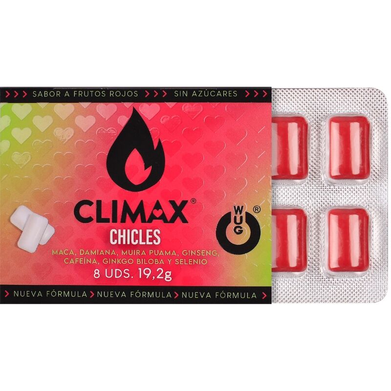 Pastilhas Elásticas Energéticas Climax Anti-Ressaca