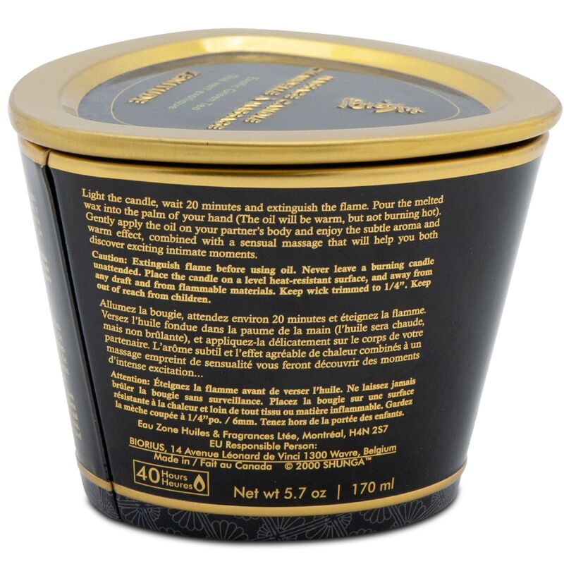 Vela de Massagem Relaxante e Sensual Shunga Lavanda 170 ml