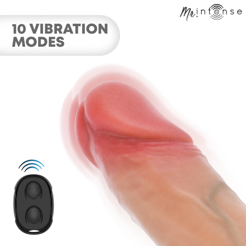 Capa de Silicone Vibratória para Pénis com Comando Arnold M – 14,5cm