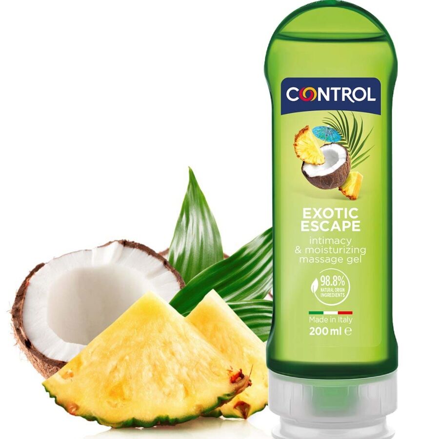 2 em 1 Gel Massagens Escapadinha Exótica 200ml