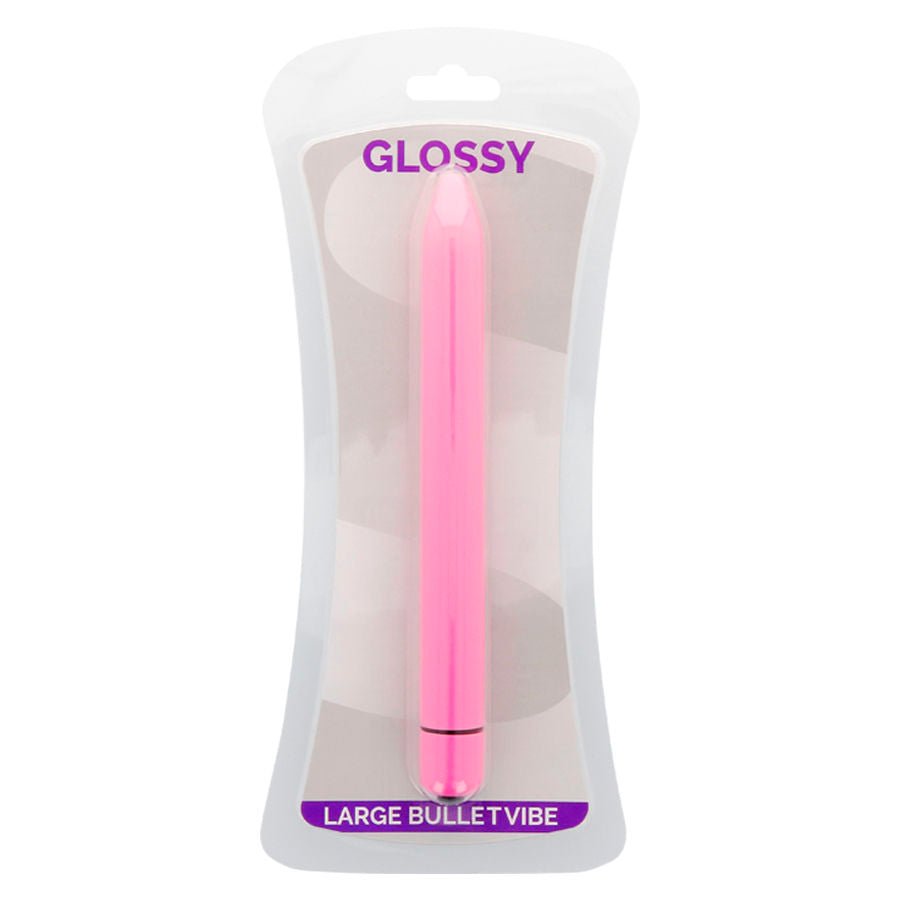 Vibrador Glossy Slim Deep Rose