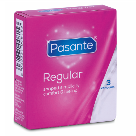 3 Preservativos Regulares Pasante