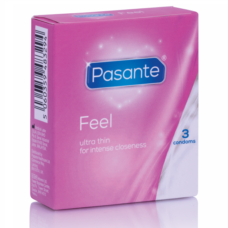 3 Preservativos Ultra-Finos Sensíveis Pasante