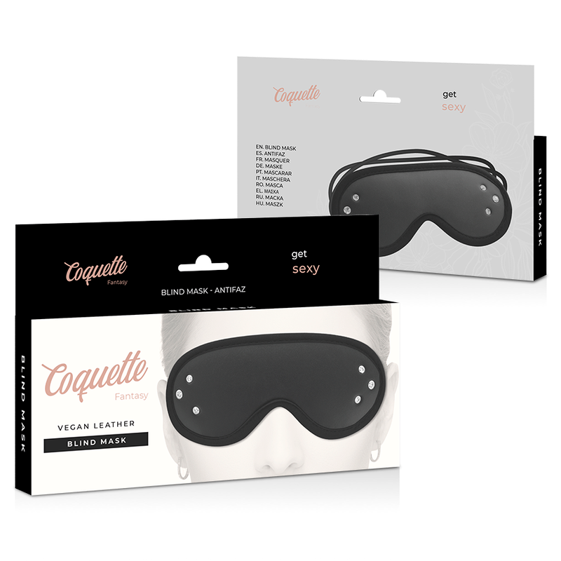 Coquette Chic Desire Máscara de Couro Vegano Fantasy
