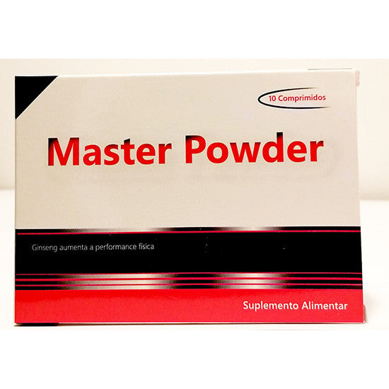 Afrodisíaco e Aumento Peniano Master Powder 10 Comprimidos