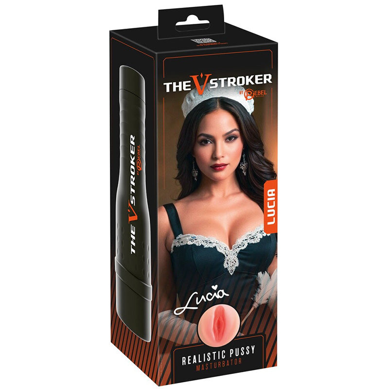 Masturbador Masculino Realista V-Stroker Lucia – Rebel