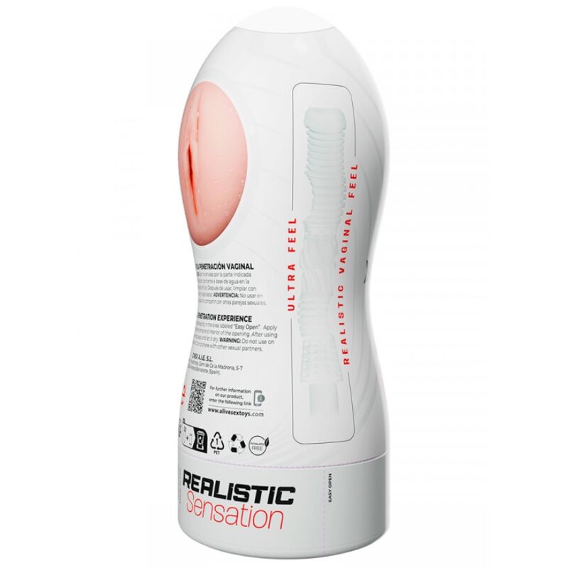 Masturbador Masculino Vaginal Realista Maxi Flex L | Alive