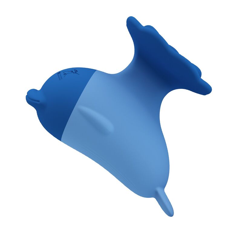 Mini Vibrador Recarregável Azul Pretty Love Dolphin