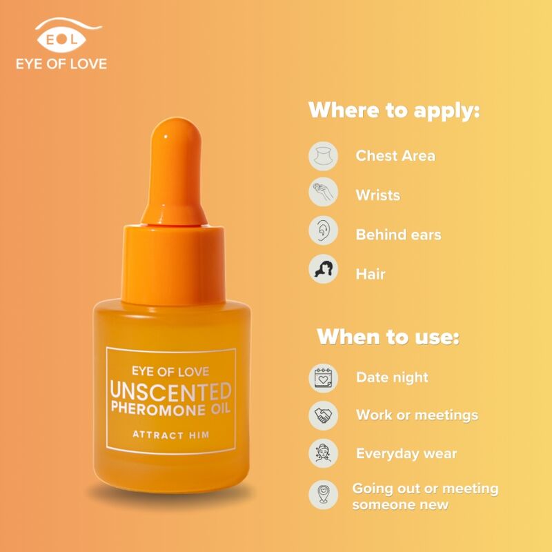 Óleo de Feromonas sem Fragrância Eye of Love Classic 20 ml