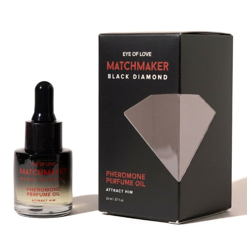 Óleo Perfume Feromonas Eye of Love Matchmaker Black Diamond 20 ml