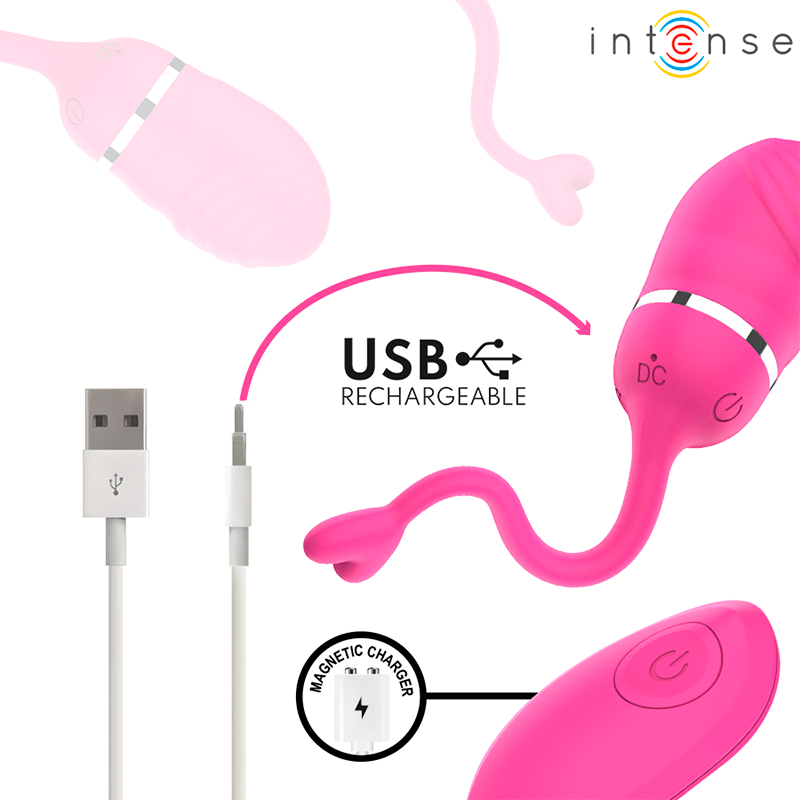 Ovo Vibratorio com Controle Remoto Sookie Rosa | Intense