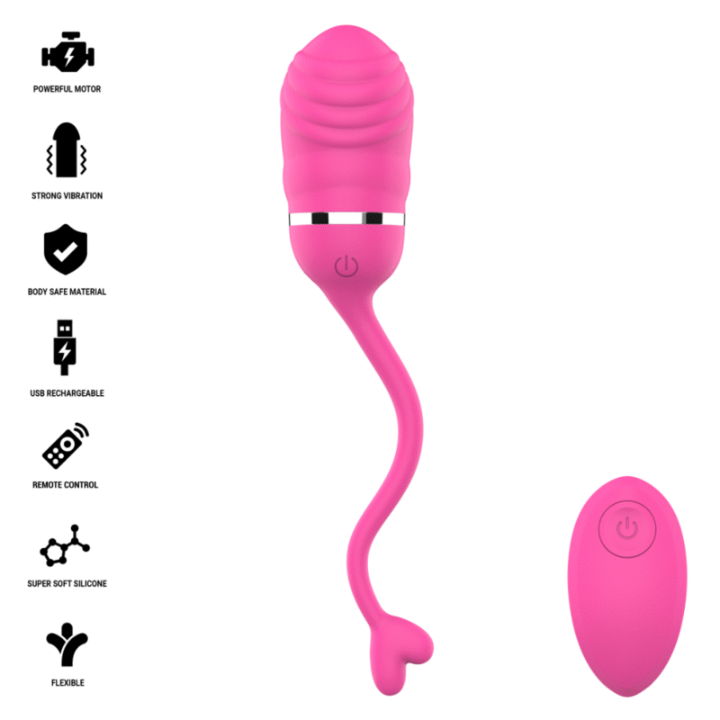 Ovo Vibratorio com Controle Remoto Sookie Rosa | Intense