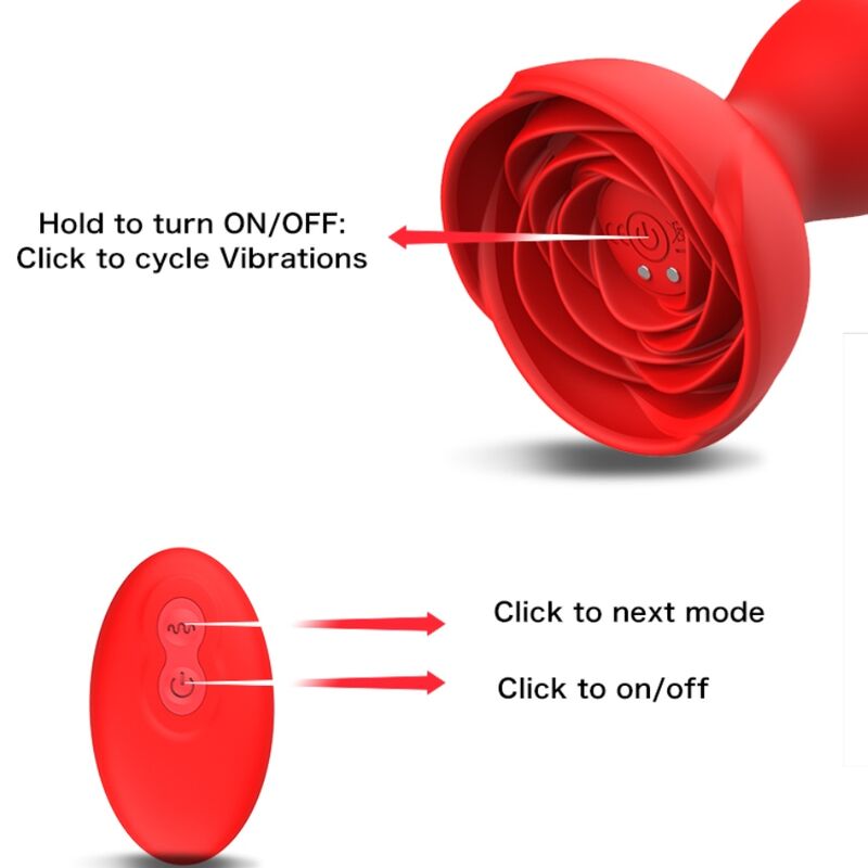Plug Anal Vibratório Armony Extreme A Bloom | Com Comando