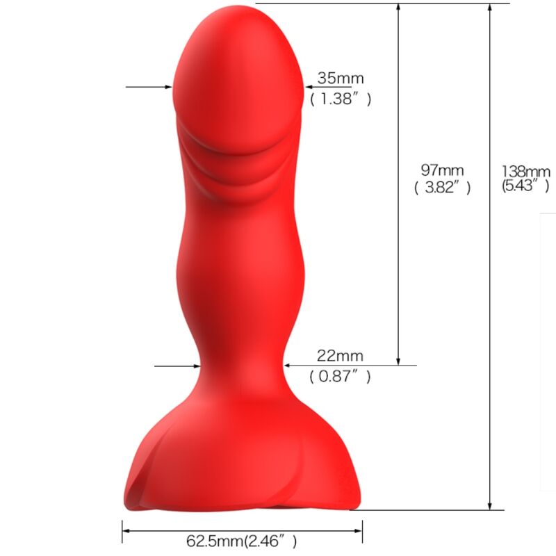 Plug Anal Vibratório Armony Extreme A Bloom | Com Comando