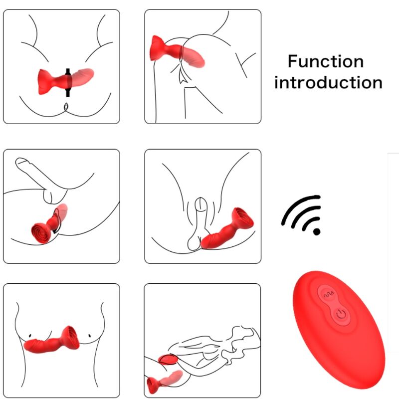 Plug Anal Vibratório Armony Extreme A Bloom | Com Comando