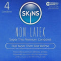 Preservativos Sem Latex Skins Pacote com 4 | Ultrafinos e Veganos
