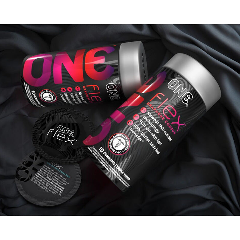 Preservativos Ultra Finos com Grafeno 10 Unidades | ONE Flex