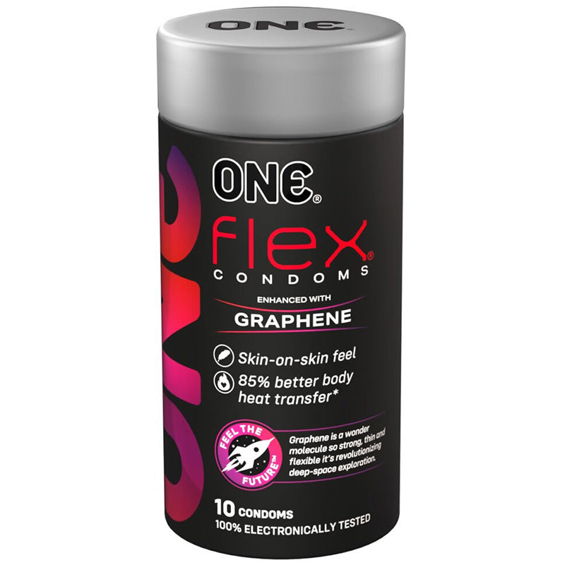 Preservativos Ultra Finos com Grafeno 10 Unidades | ONE Flex