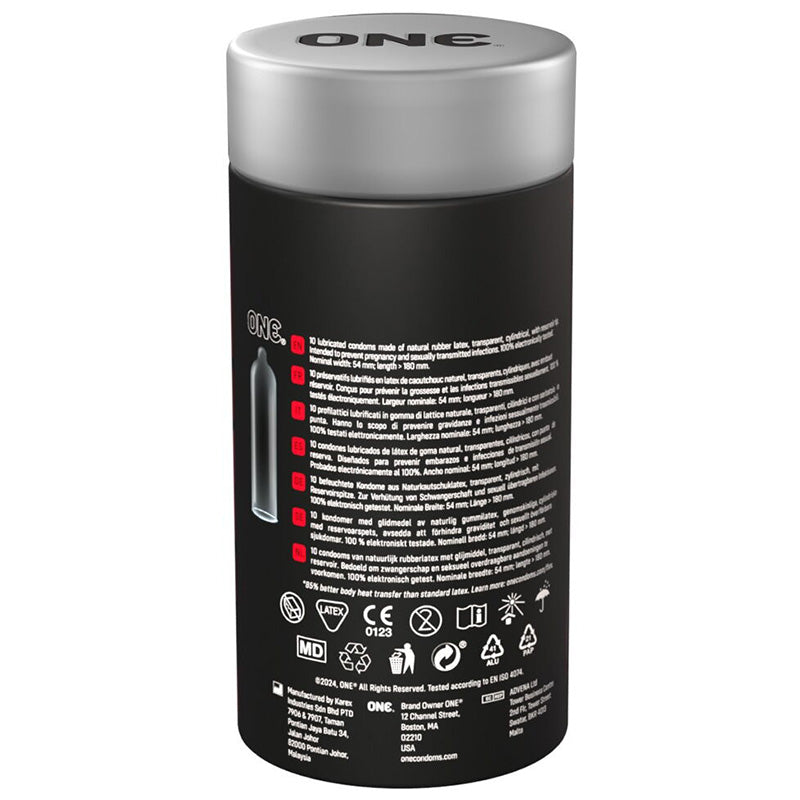 Preservativos Ultra Finos com Grafeno 10 Unidades | ONE Flex