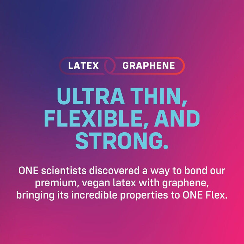 Preservativos Ultra Finos com Grafeno 10 Unidades | ONE Flex