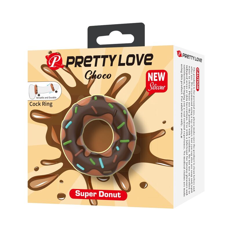 Pretty Love Anel Peniano Super Donut Castanho