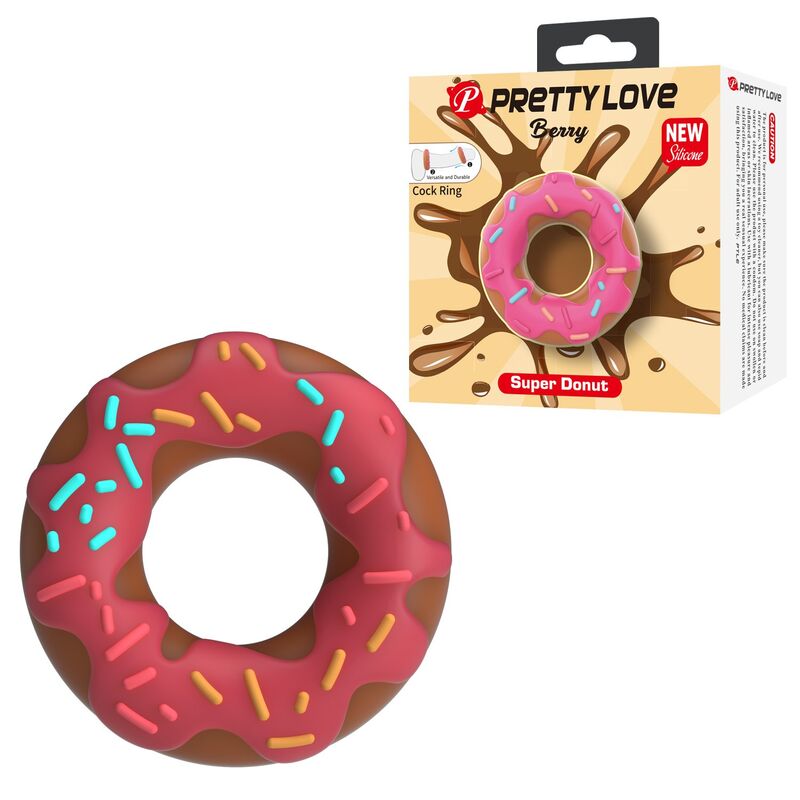 Pretty Love Anel Peniano Super Donut Rosa