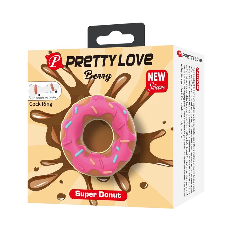 Pretty Love Anel Peniano Super Donut Rosa