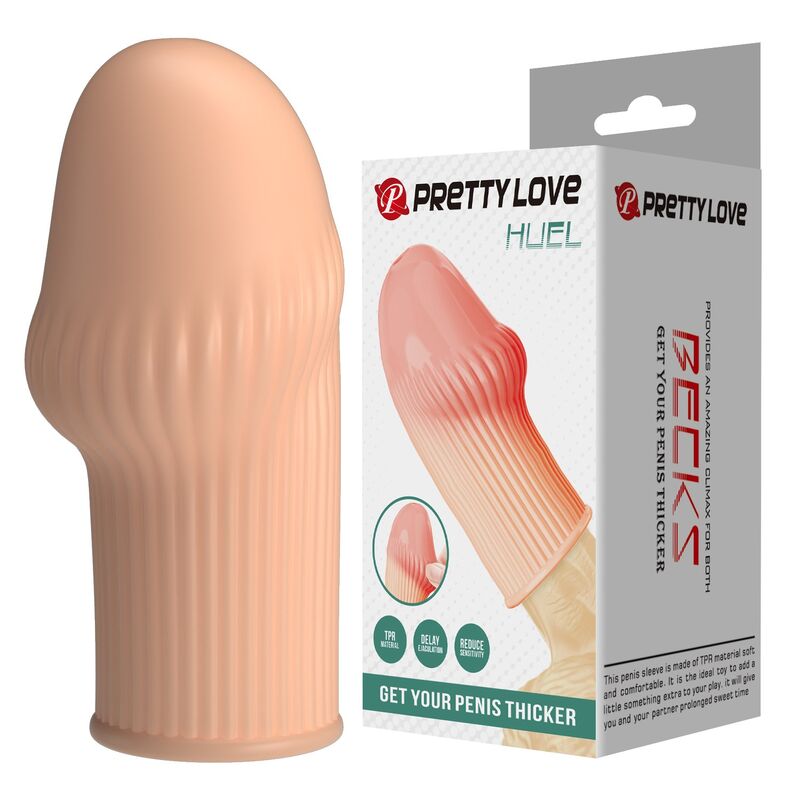 Pretty Love Huel Capa Peniana para Maior Espessura Cor da Pele