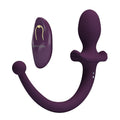 Pretty Love Lioea Plug Anal Vibratório com Rabo Roxo