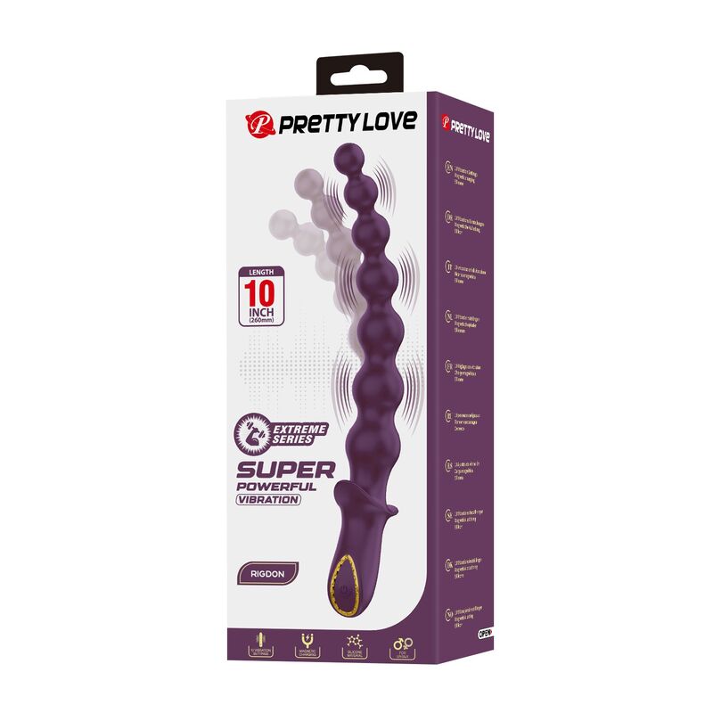 Pretty Love Madison – Vibrador Anal Recarregável de 10 Funções