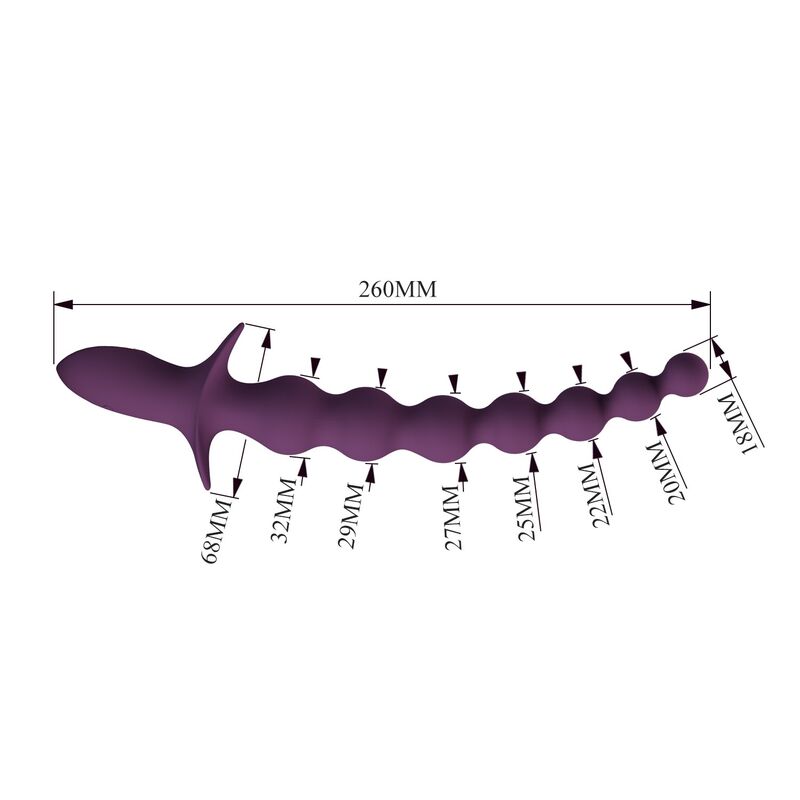 Pretty Love Madison – Vibrador Anal Recarregável de 10 Funções