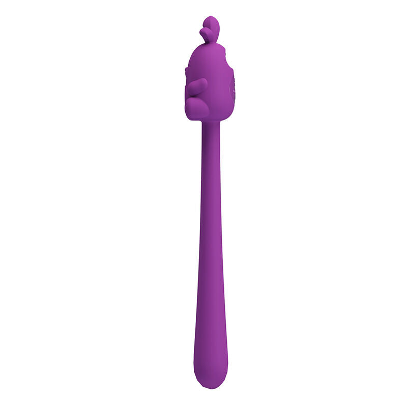 Pretty Love Vibrador Flexível com Coelhinho Roxo Recarregável