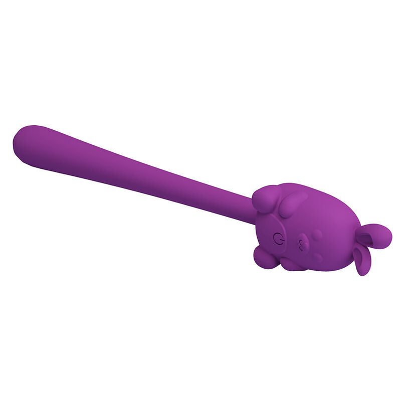 Pretty Love Vibrador Flexível com Coelhinho Roxo Recarregável