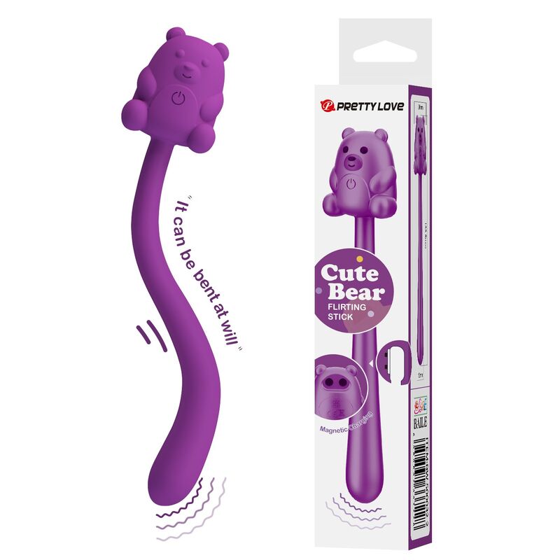 Pretty Love Vibrador Recarregável em Formato de Urso Fofo